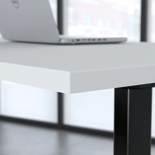 Bush Business Furniture Move 60 Series 27''-47'' Adjustable Standing Desk, White (M6S4824WHBK) 8 Bush Business Furniture Move 60 Series 27''-47'' Adjustable Standing Desk, White (M6S4824WHBK) - Image 8