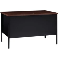 Hirsh 48"W Single-Pedestal Desk, Black/Walnut (20092) 6 Hirsh 48"W Single-Pedestal Desk, Black/Walnut (20092) -Ergot Office Furniture Shop 041C65D2 839E 4754 AE0833B0FB6C902E s7