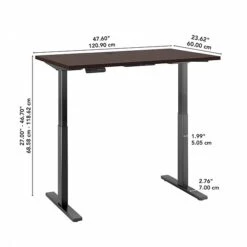 Bush Business Furniture Move 60 Series 27''-47'' Adjustable Standing Desk, Mocha Cherry (M6S4824MRBK) 11 Bush Business Furniture Move 60 Series 27''-47'' Adjustable Standing Desk, Mocha Cherry (M6S4824MRBK) -Ergot Office Furniture Shop 06B4580F 28E4 4FDD 94668A811FB6B7E7 s7