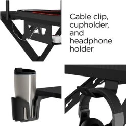 Emerge Vizon 47" Gaming Desk, Black (59260) -Ergot Office Furniture Shop 0F64BE6C 6799 48B3 A8D5CE23D25D2C74 s7