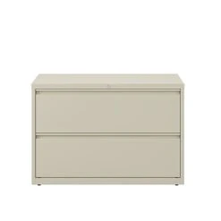Quill Brand® 2-Drawer Lateral File Cabinet, Letter/Legal, Putty, 42"W (20058D)