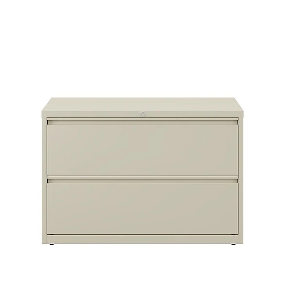 Quill Brand® 2-Drawer Lateral File Cabinet, Letter/Legal, Putty, 42"W (20058D) 1 Quill Brand® 2-Drawer Lateral File Cabinet, Letter/Legal, Putty, 42"W (20058D)