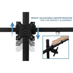 Mount-lt! Adjustable Monitor Mount, Up To 24", Black (MI-789) -Ergot Office Furniture Shop 1D7DF70A FA71 4CC4 AAC701F708FC7811 s7
