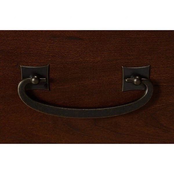 Kathy Ireland® Home By Bush Furniture Ironworks 48W Writing Desk, Coastal Cherry (KI50201-03) 5 Kathy Ireland® Home By Bush Furniture Ironworks 48W Writing Desk, Coastal Cherry (KI50201-03) - Image 5