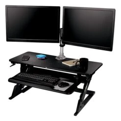 3M™ Precision Standing Desk, 35"W Adjustable Desk Riser With Gel Wrist Rest And Precise™ Mouse Pad, Black (SD60B) 12 3M™ Precision Standing Desk, 35"W Adjustable Desk Riser With Gel Wrist Rest And Precise™ Mouse Pad, Black (SD60B) -Ergot Office Furniture Shop 31B92564 A3A9 4757 959801B6F7EDC850 s7