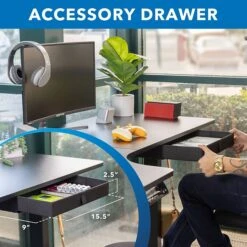 Mount-It! 28"-47"H L-Shape Electric Adjustable Height Standing Corner Desk, Black (MI-15002) -Ergot Office Furniture Shop 3CD64E0A CEDB 45B1 B4FFE2C5443A50E1 s7