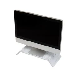 Mind Reader Marbella Collection Monitor Stand, White/Gray (MARMON-WHT) -Ergot Office Furniture Shop 41D72241 D6C0 4261 9547A7B75451BE62 s7