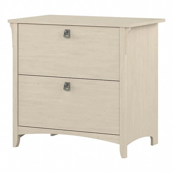 Bush Furniture Salinas Lateral File Cabinet, Antique White (SAF132AW-03) 1 Bush Furniture Salinas Lateral File Cabinet, Antique White (SAF132AW-03)