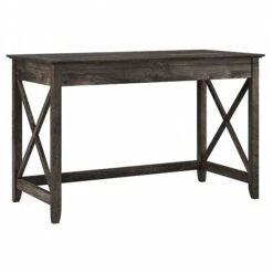 Bush Furniture Key West 48" Writing Desk, Dark Gray Hickory (KWD148GH-03)