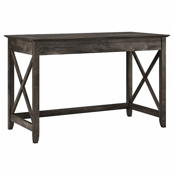 Bush Furniture Key West 48" Writing Desk, Dark Gray Hickory (KWD148GH-03) 1 Bush Furniture Key West 48" Writing Desk, Dark Gray Hickory (KWD148GH-03)