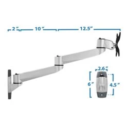 Mount-It! Modular Mount Adjustable Monitor Mount, Up To 27" Monitors, Gray/Silver (MI-33114) 7 Mount-It! Modular Mount Adjustable Monitor Mount, Up To 27" Monitors, Gray/Silver (MI-33114) -Ergot Office Furniture Shop 4FEC686A 51CB 4982 A67EAC74F9DA87BE s7
