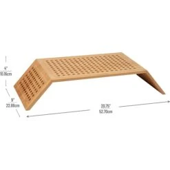Mind Reader Lattice Collection Monitor Stand, Light Brown (LATMON-BRN)
