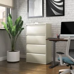 Quill Brand® Commercial 4-Drawer Lateral File Cabinet, Assembled, Letter/Legal, Putty/Beige, 30"W (28884D) 13 Quill Brand® Commercial 4-Drawer Lateral File Cabinet, Assembled, Letter/Legal, Putty/Beige, 30"W (28884D) -Ergot Office Furniture Shop 537F2FA6 2214 466B A21EB5EB8FBA07F2 s7