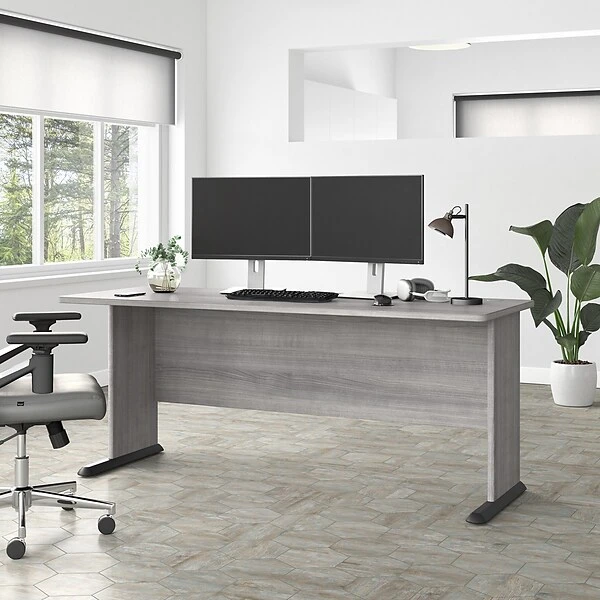 Bush Business Furniture Studio A 72"W Computer Desk, Platinum Gray (SDD172PG) 1 Bush Business Furniture Studio A 72"W Computer Desk, Platinum Gray (SDD172PG)