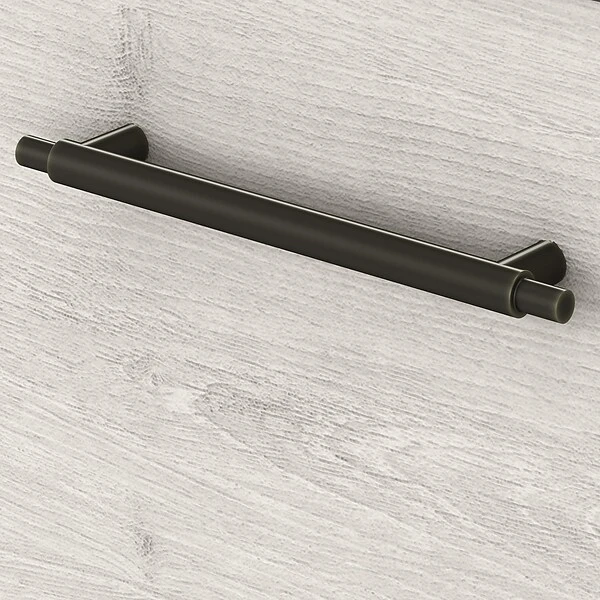 Bush Furniture Key West 48" 2-Person Writing Desk Set With Lateral File Cabinet, Linen White Oak (KWS047LW) 6 Bush Furniture Key West 48" 2-Person Writing Desk Set With Lateral File Cabinet, Linen White Oak (KWS047LW) - Image 6