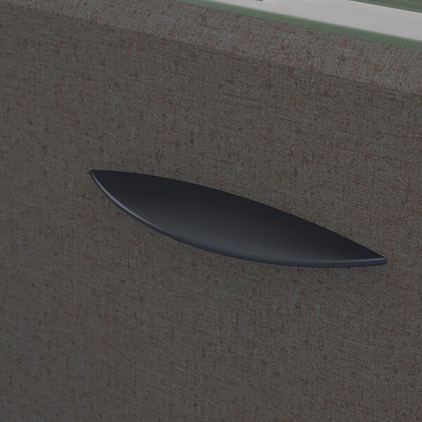 Bush Business Furniture Cubix 60W Desk With Mobile File Cabinet, Slate/White Spectrum (SRA003SLSU) 5 Bush Business Furniture Cubix 60W Desk With Mobile File Cabinet, Slate/White Spectrum (SRA003SLSU) - Image 5