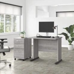 Bush Business Furniture Studio A 36"W Small Computer Desk, Platinum Gray (SDD136PG) 11 Bush Business Furniture Studio A 36"W Small Computer Desk, Platinum Gray (SDD136PG) -Ergot Office Furniture Shop 609AE747 2655 4D45 95A7E1C1010CE47D s7