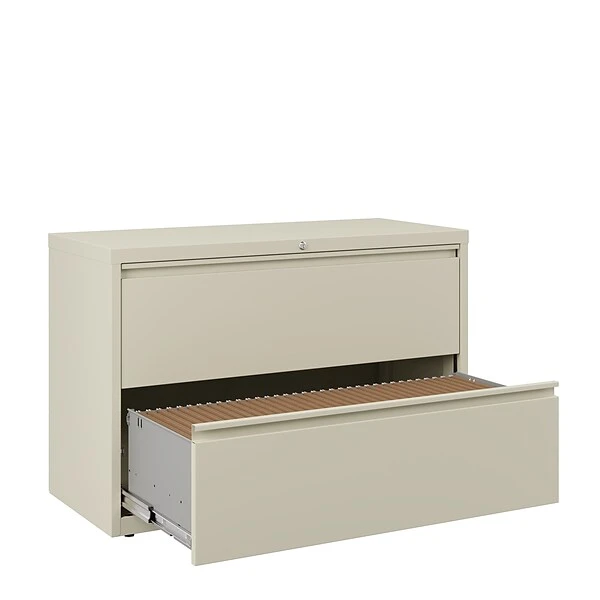 Quill Brand® 2-Drawer Lateral File Cabinet, Letter/Legal, Putty, 42"W (20058D) 3 Quill Brand® 2-Drawer Lateral File Cabinet, Letter/Legal, Putty, 42"W (20058D) - Image 3