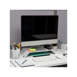 Mind Reader Marbella Collection Monitor Stand, White/Gray (MARMON-WHT) -Ergot Office Furniture Shop 65456415 A146 4CD2 BF8BC6493B59F392 s7