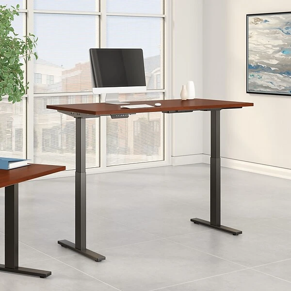 Bush Business Furniture Move 60 Series 27''-47'' Adjustable Standing Desk, Hansen Cherry (M6S7230HCBK) 1 Bush Business Furniture Move 60 Series 27''-47'' Adjustable Standing Desk, Hansen Cherry (M6S7230HCBK)