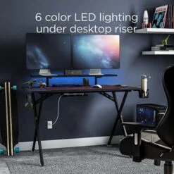 Emerge Vizon 47" Gaming Desk, Black (59260) -Ergot Office Furniture Shop 6A866737 9D61 4241 97FA87BD4C1E476D s7