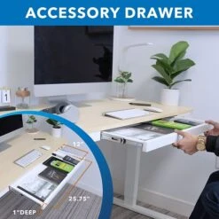 Mount-It! 28"-46"H Electric Adjustable Height Standing Desk, Light Brown Woodgrain (MI-15004) -Ergot Office Furniture Shop 7289A1D5 A04A 4BF9 911AFDAD1196C266 s7