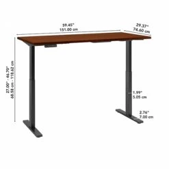 Bush Business Furniture Move 60 Series 27''-47'' Adjustable Standing Desk, Hansen Cherry (M6S6030HCBK) 11 Bush Business Furniture Move 60 Series 27''-47'' Adjustable Standing Desk, Hansen Cherry (M6S6030HCBK) -Ergot Office Furniture Shop 760E6E39 D637 4FCA B6C27D9524F3C74B s7