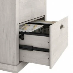 Bush Furniture Yorktown 2-Drawer Lateral File Cabinet, Letter/Legal, Linen White Oak, 30.98" (WC40480-03) -Ergot Office Furniture Shop 761AF859 F148 4171 BAD13BBB26463077 s7
