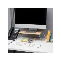 Mind Reader Modern Collection Monitor Stand, Brown/Clear (MODMONSTA-BRN) 13 Mind Reader Modern Collection Monitor Stand, Brown/Clear (MODMONSTA-BRN) -Ergot Office Furniture Shop 7E043FD5 35D0 4EE6 AB61EA001F3AF017 s7