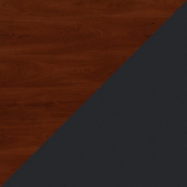 Bush Business Furniture Cubix 48W Corner Desk With Mobile File Cabinet, Hansen Cherry/Galaxy (SRA035HCSU) 4 Bush Business Furniture Cubix 48W Corner Desk With Mobile File Cabinet, Hansen Cherry/Galaxy (SRA035HCSU) - Image 4