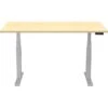 Fellowes Cambio 24.75"-50.25"H Adjustable Standing Desk, Maple (9788601)
