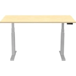 Fellowes Cambio 24.75"-50.25"H Adjustable Standing Desk, Maple (9788601)