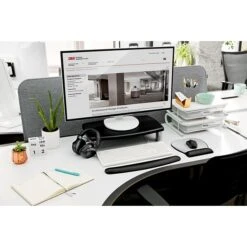 3M™ Adjustable Monitor Stand, Holds Up To 40 Lbs. Height Adjustable From 1 In. To 5 7/8 In. (MS90B) -Ergot Office Furniture Shop 8ACA94FF 4DED 477B B168AE8282C9F6F1 s7