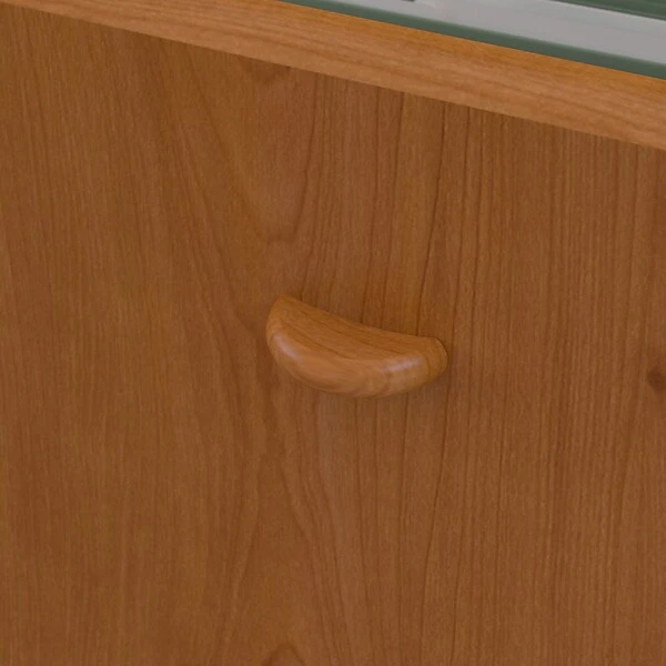 Bush Business Furniture Cubix 48W Desk With Mobile File Cabinet, Natural Cherry/Slate (SRA025NCSU) 5 Bush Business Furniture Cubix 48W Desk With Mobile File Cabinet, Natural Cherry/Slate (SRA025NCSU) - Image 5