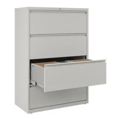 Quill Brand® 4-Drawer Lateral File Cabinet, Locking, Letter/Legal, Gray, 36"W (20299D) 9 Quill Brand® 4-Drawer Lateral File Cabinet, Locking, Letter/Legal, Gray, 36"W (20299D) -Ergot Office Furniture Shop 9526D240 311C 4CA4 83DC38FE8ACC53C8 s7