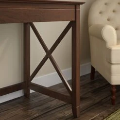 Bush Furniture Key West 60"W L-Shaped Desk Bundle, Bing Cherry (KWS014BC) -Ergot Office Furniture Shop 966798F3 D0A7 4C6C B68AFB6976F06C77 s7