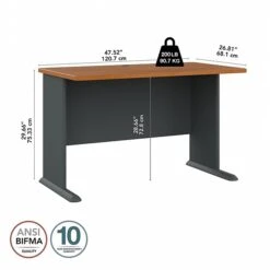 Bush Business Furniture Cubix 48W Desk, Natural Cherry/Slate (WC57448) 9 Bush Business Furniture Cubix 48W Desk, Natural Cherry/Slate (WC57448) -Ergot Office Furniture Shop 994F336B 5CE6 435D 935E2964FC97887C s7