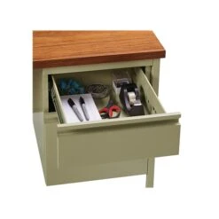 Hirsh 48"W Single-Pedestal Desk, Putty/Oak (20091) 8 Hirsh 48"W Single-Pedestal Desk, Putty/Oak (20091) -Ergot Office Furniture Shop 9982D5BA 4285 4E0F 832F53F5B68B7CA0 s7