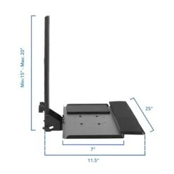 Mount-It! Monitor And Keyboard Wall Mount, Height Adjustable Standing Keyboard Tray, 25" W Tray, VESA Mount Required (MI-7915) -Ergot Office Furniture Shop 9AA200E3 7E57 4D18 99457792E82D8C26 s7