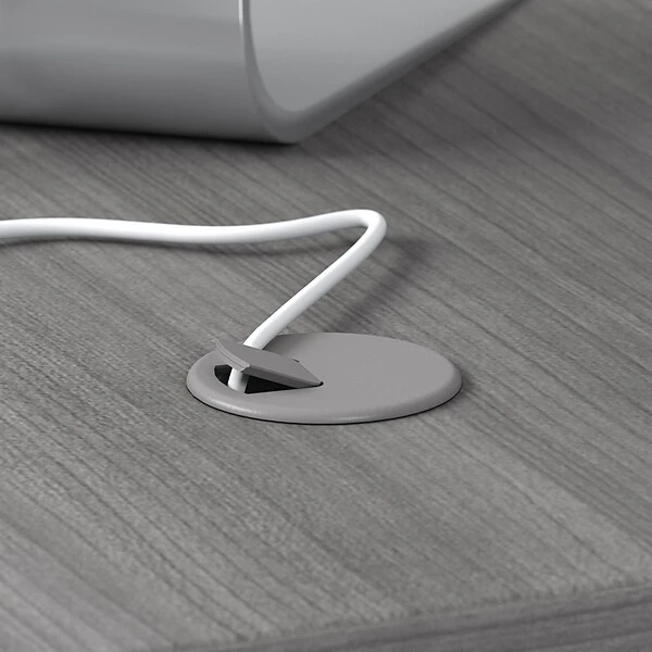 Bush Business Furniture Studio C 60W X 30D Office Desk, Platinum Gray (SCD260PG) 5 Bush Business Furniture Studio C 60W X 30D Office Desk, Platinum Gray (SCD260PG) - Image 5