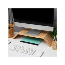 Mind Reader Lattice Collection Monitor Stand, Light Brown (LATMON-BRN) -Ergot Office Furniture Shop 9DBE3A44 D2D7 4DC1 9F03F018C51B6834 s7