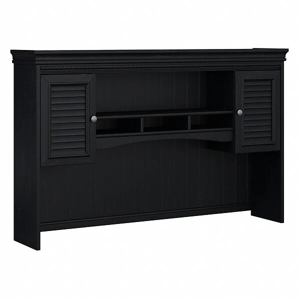 Bush Furniture Fairview Hutch For L Shaped Desk, Antique Black/Hansen Cherry (WC53931-03) 1 Bush Furniture Fairview Hutch For L Shaped Desk, Antique Black/Hansen Cherry (WC53931-03)