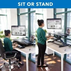 Mount-It! 4"-20" Standing Desk Converter, Black (MI-8050) -Ergot Office Furniture Shop A0FD1D0B 6719 400E B56B54FC285DA574 s7