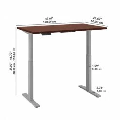 Bush Business Furniture Move 60 Series 27''-47'' Adjustable Standing Desk, Harvest Cherry (M6S4824CSSK) -Ergot Office Furniture Shop A3533AB6 D186 4104 9BBCBD0613F71C29 s7