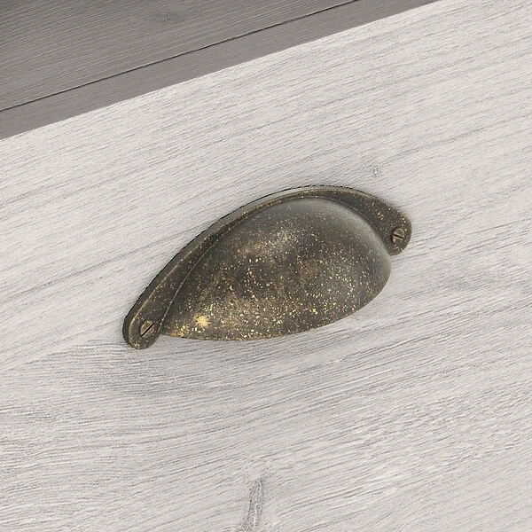 Bush Furniture Yorktown 60" L-Shaped Desk With Storage, Linen White Oak (WC40430-03) 6 Bush Furniture Yorktown 60" L-Shaped Desk With Storage, Linen White Oak (WC40430-03) - Image 6