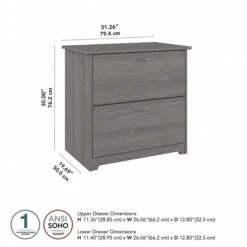 Bush Furniture Cabot 2 Drawer Lateral File Cabinet, Modern Gray (WC31380) 11 Bush Furniture Cabot 2 Drawer Lateral File Cabinet, Modern Gray (WC31380) -Ergot Office Furniture Shop AB124E99 A71C 46C6 908BC1B4DB8F64DE s7