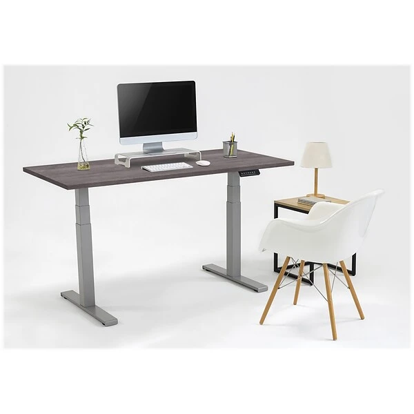 Fellowes Cambio 24.75"-50.25"H Adjustable Standing Desk, Gray Ash (9789201) 2 Fellowes Cambio 24.75"-50.25"H Adjustable Standing Desk, Gray Ash (9789201) - Image 2