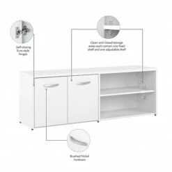 Bush Business Furniture Studio A 72" L-Shaped Gaming Desk With Storage, White (STA012WH) 9 Bush Business Furniture Studio A 72" L-Shaped Gaming Desk With Storage, White (STA012WH) -Ergot Office Furniture Shop ACCCADE7 08B0 4D66 AB358F3E2B11C843 s7