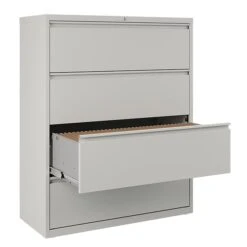 Quill Brand® 4-Drawer Lateral File Cabinet, Locking, Letter/Legal, Gray, 42"W (20301D) 7 Quill Brand® 4-Drawer Lateral File Cabinet, Locking, Letter/Legal, Gray, 42"W (20301D) -Ergot Office Furniture Shop B13DC099 77D9 40F6 9BD6AEA6B2F99A02 s7