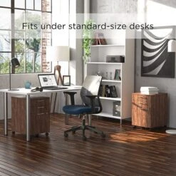 Union & Scale™ Essentials 3-Drawer Vertical File Cabinet, Mobile/Pedestal, Letter/Legal, Espresso, 21" (UN56981) -Ergot Office Furniture Shop B2113636 3107 40EF A237CB9D24BA8EBC s7